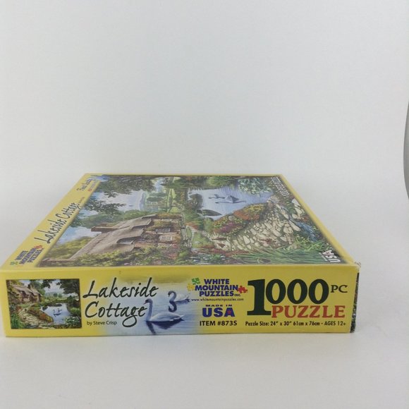 1000 Piece Jigsaw Puzzle Lakeside Cottage - Picture 11 of 12